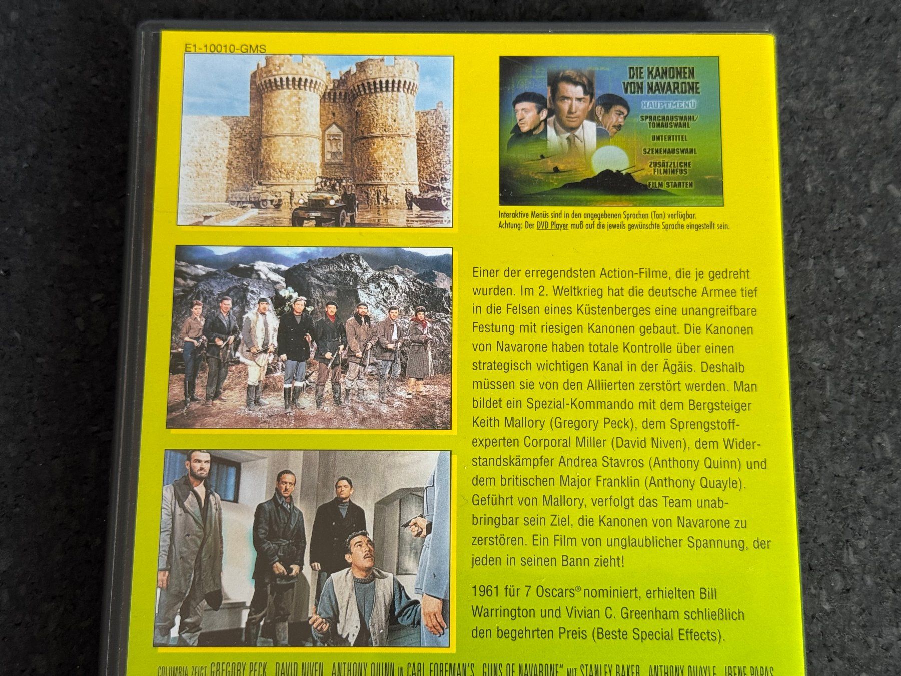 Tutti i DVDs: Die Kanonen von Navarone DVD DE/EN/FR – Usato da Fribourg venduto da tschjoly 2
