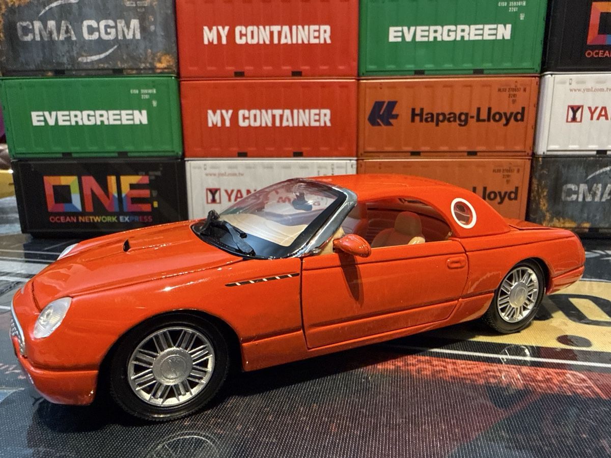 Ford Modellini d'auto: James Bond 007 2002 Ford Thunderbird Die Another Day Auto 1: – Nuovo e nell'imballaggio originale da Basel venduto da Zomeg 7