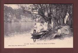 GENEVE - Sentier des Saules - Pêcheur