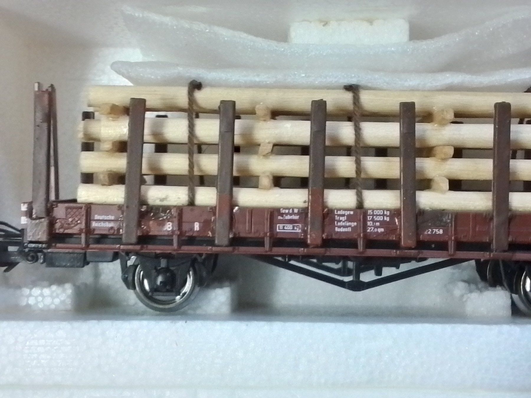 Roco H0 zwei Rungenwagen mit Holzladung Occsion HO (Gebraucht) in ...