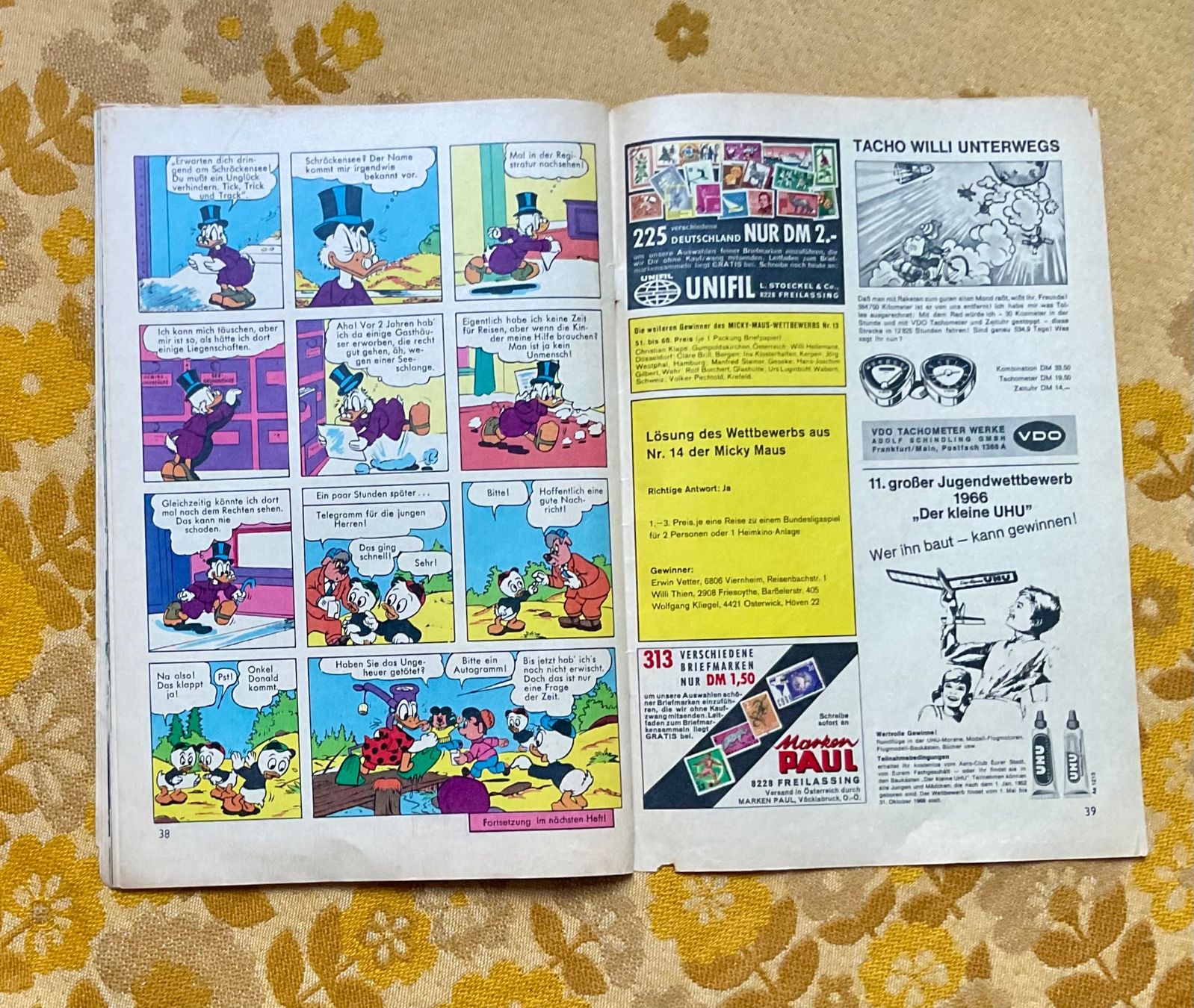 Comics: Micky Maus Heft Nr 20 von 1966 – Gebraucht aus Endingen von nathan05 8