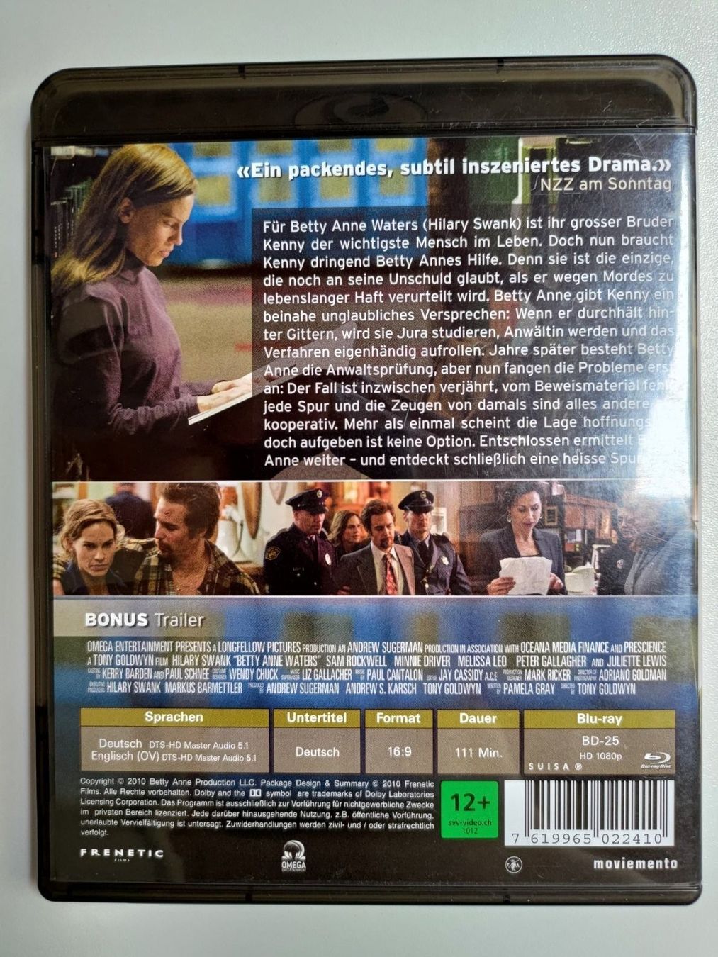 Tutti i DVDs: CONVICTION - BETTY ANNE WATERS – Usato da Liestal venduto da Kratzilla 2