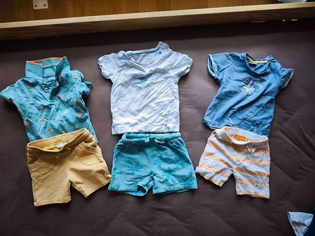 Jungen Kleidungspaket Gr. 74/80  15 Teile 