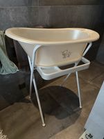 Babybadewanne Winnie Puuh mit Gestell weiss gebraucht