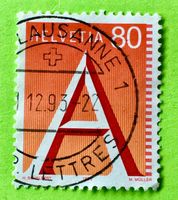 Nr.838 A-Post Marke Stempel 1993 Lausanne