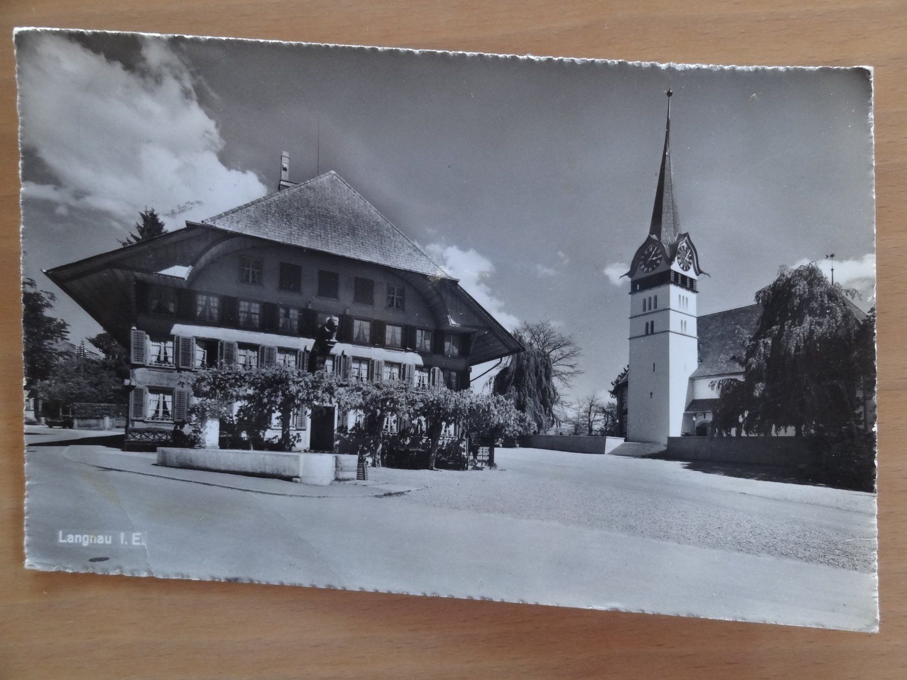 Cartoline postali: Langnau I.E. - BE - 1960 – Usato da St Léonard venduto da Riglin