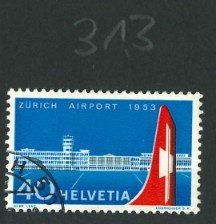 Tutti i francobolli: 313 (Kat 15.--) für 1.-- – Usato da Buttikon SZ venduto da Marcelr