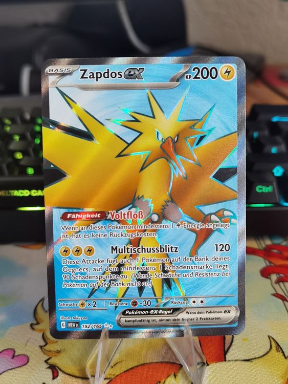 Pokemon Zapdos ex Full Art MEW 151 DE (Gebraucht) in Zollikofen für CHF ...