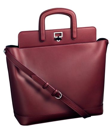 Cartier Jeanne Toussant Tote in Burgundy calfskin