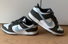 Nike Dunk Low Schwarz/Weiss/Grau – Grösse 44 – wenig getrage