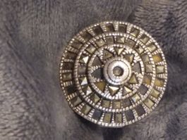 Sterling Silber Markasiten Ring, Grösse 58