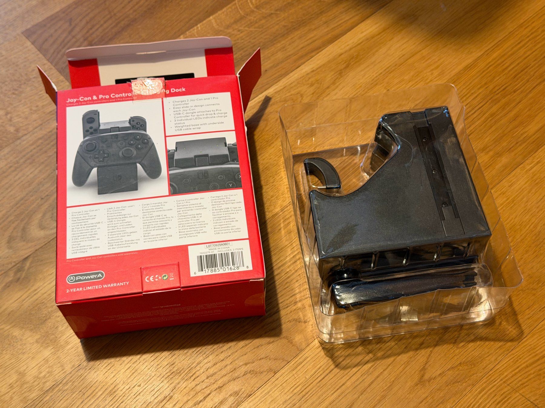 Nintendo Adapter & Kabel: PowerA Joy-Con & Pro Controller Charging Dock Switch OVP – Neu und originalverpackt aus Oberkirch LU von ghs3dsolutions 1