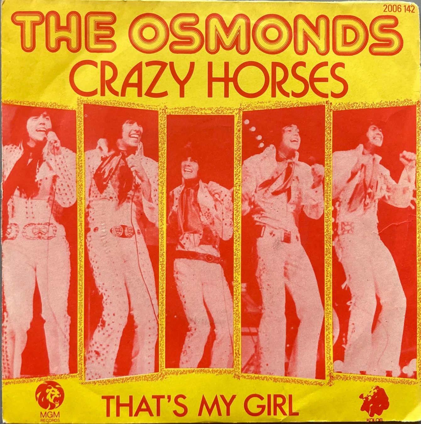 Schallplatten: THE OSMONDS - CRAZY HORSES – Gebraucht aus Poliez-Pittet von Newtown-Records
