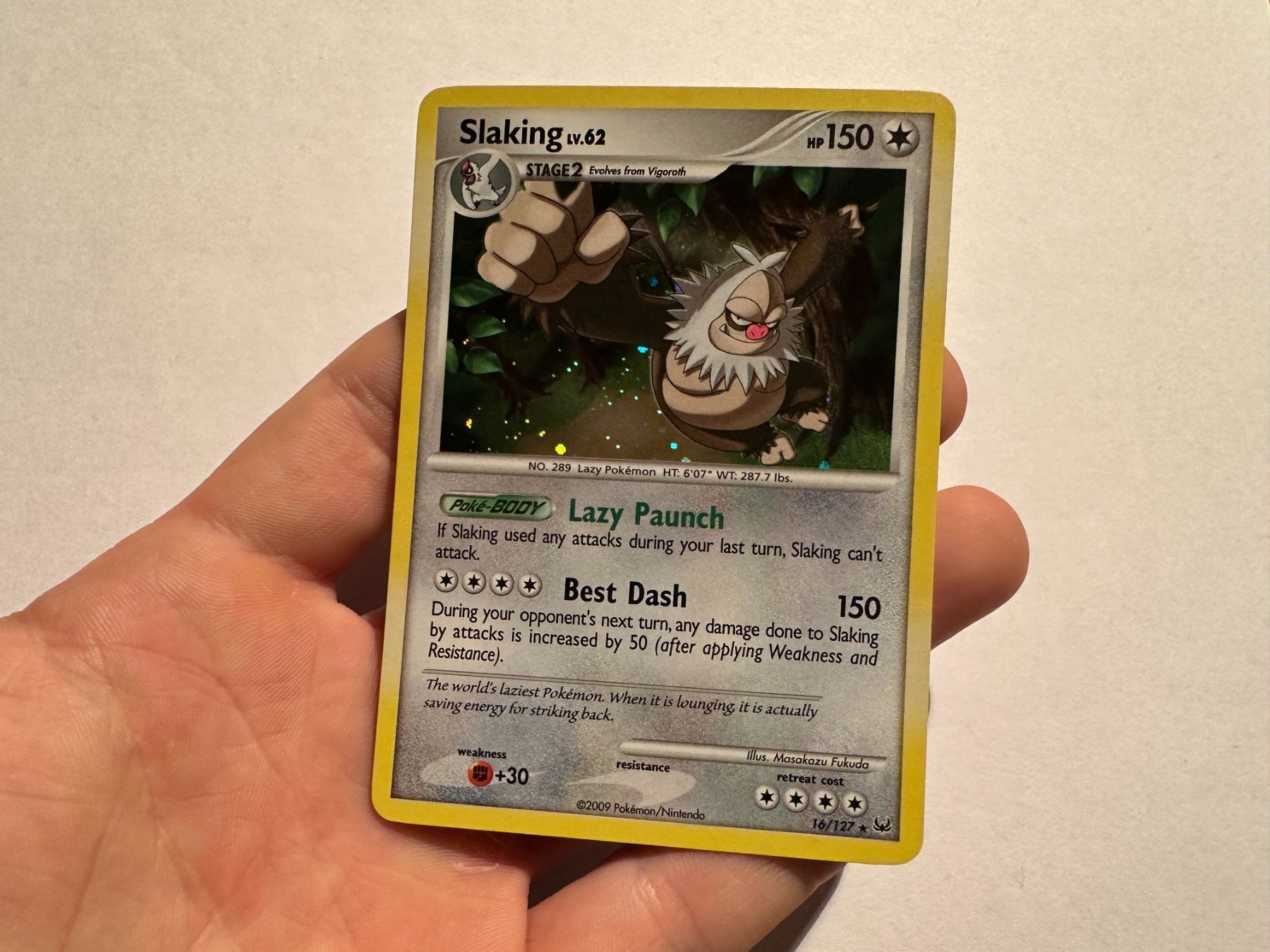 Pokémon Carte collezionabili: Slaking holo Platinum Base EN – Usato da Hagendorn venduto da Pokecollectorch 4