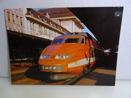 Postkarte TGV  SNCF  389t,2800 kW 270 km/h Gare de Lausanne