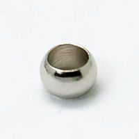 Perle Rondelle 925 Sterling Silber 10mm