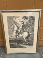 Vintage Bild mit Reiter