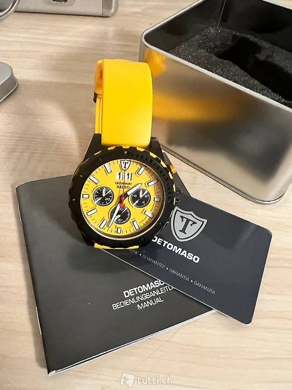 De Tomaso Orologi: De Tomaso Uhren mit Metall Box – Nuovo (secondo la descrizione) da Uhwiesen venduto da mic_kd6g