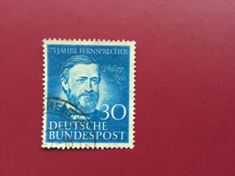 BRD 1952 75 Jahre Telefon Philipp Reis Mi 161 gut gestempelt
