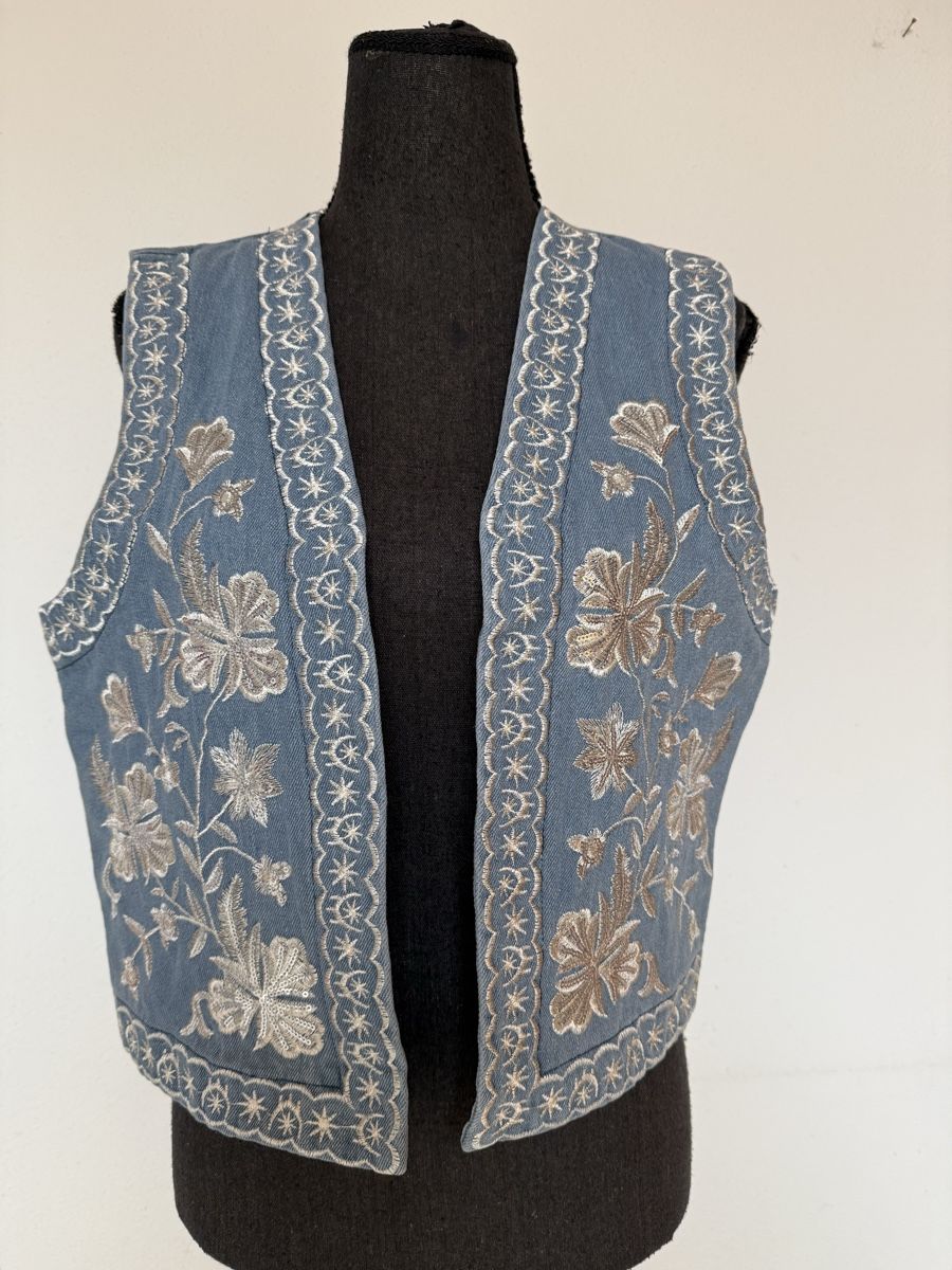 Gilet & Giacche senza maniche: Boho Jeansweste – Nuovo (secondo la descrizione) da Sigriswil venduto da ck56 2