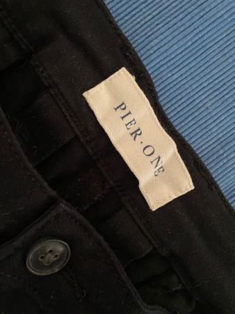 Pier-One Herrenhose schwarz Grösse W36