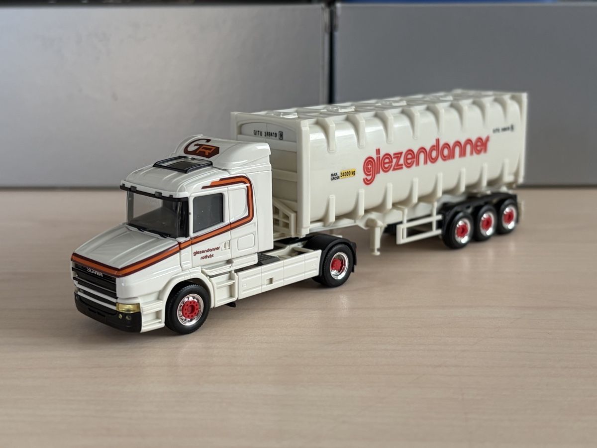Herpa Modellini d'auto: Scania T Giezendanner Bulktank – Nuovo (secondo la descrizione) da Felben-Wellhausen venduto da Mobil01