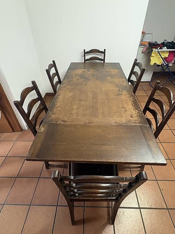 Tables: Tavolo in legno  – D'occasion à Sobrio par Max884