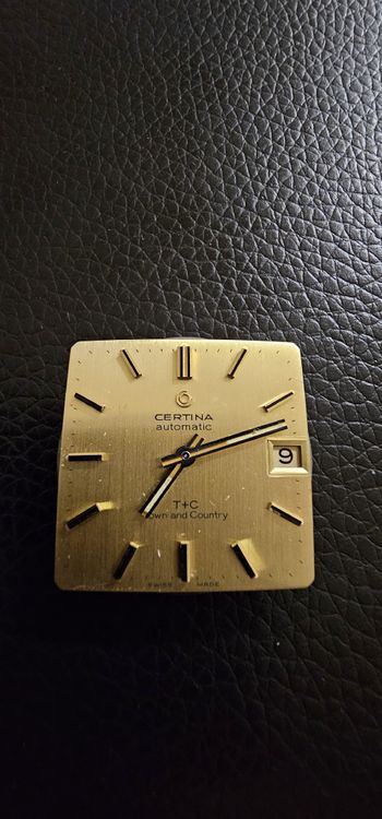 ANCIEN PLATINE MOUVEMENT de Montre Clockwork UhrWerk CERTINA 738 ESA ETA 952.111 EUR 39,99 - FR