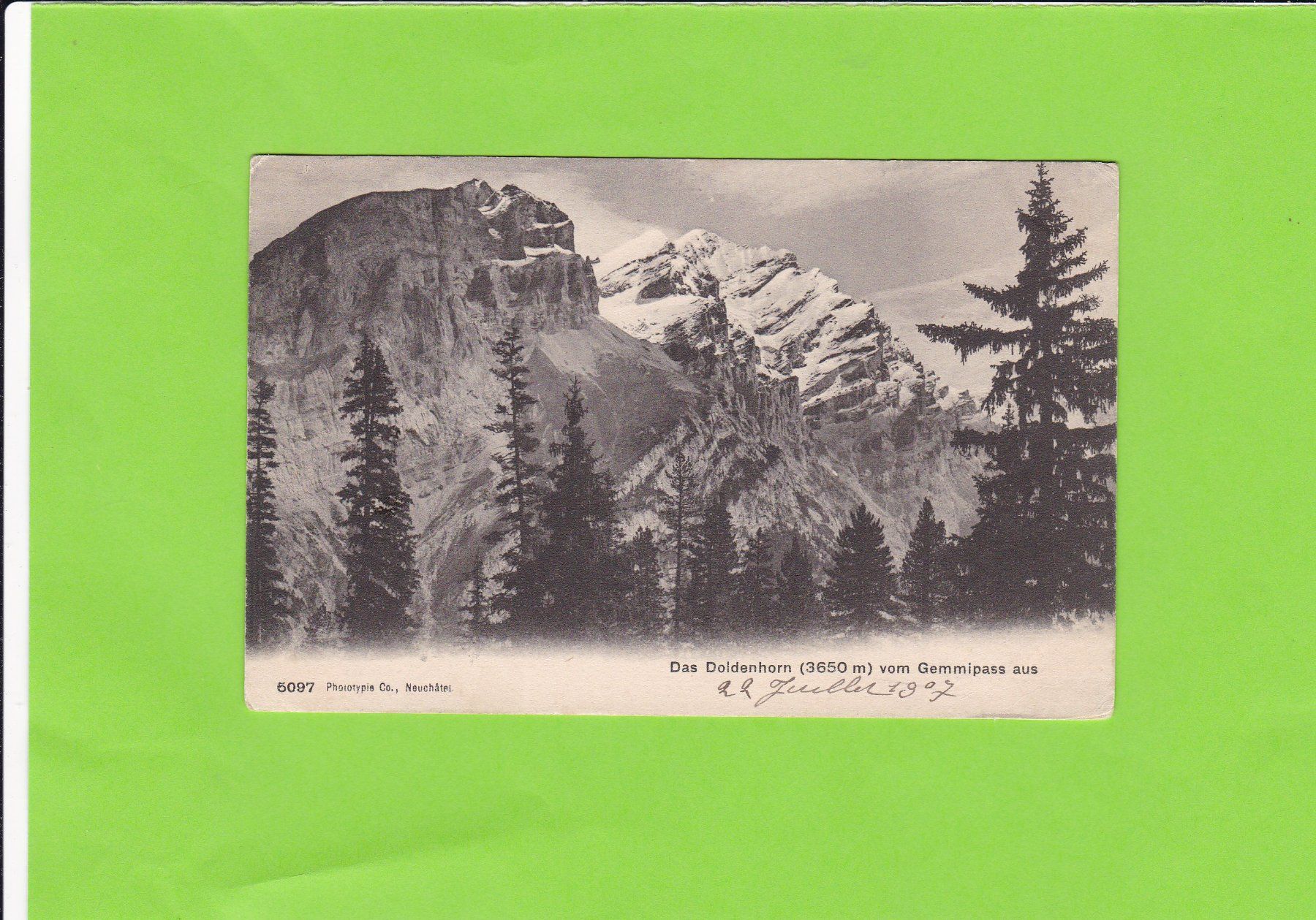 Cartoline postali: Das Doldenhorn – Usato da St. Peterzell venduto da neckertal