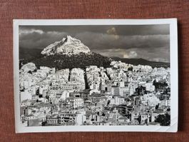 1956, Postkarte von Athen nach Winterthur