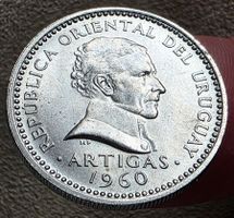 URUGUAY 50 CENTESIMOS 1960 UNZ.