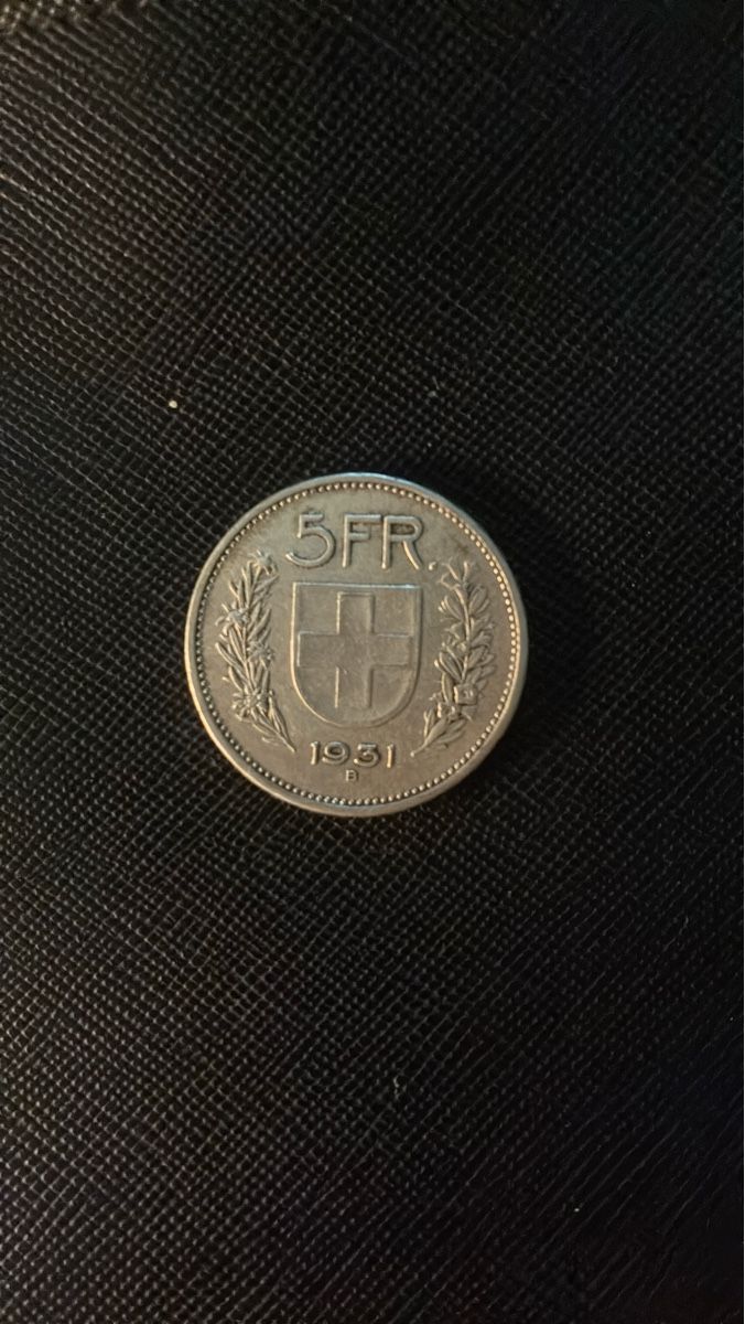 Tutti le monete: 5 Frankenmuenze Silber in 1931 – Usato da Basel venduto da Gelal82