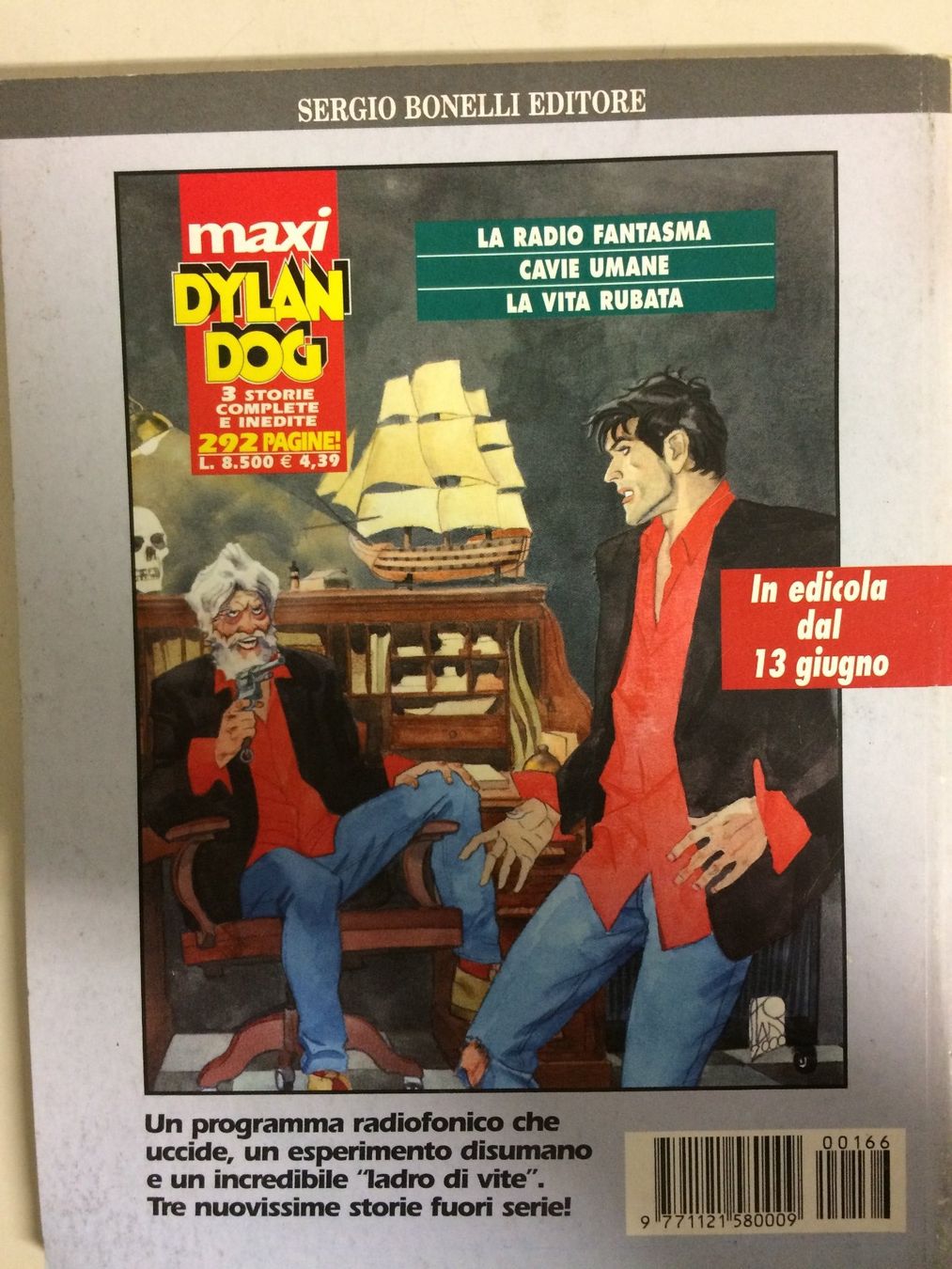 Comics: DYLAN DOG  # 166 SOPRAVVIVERE ALL' EDEN Sergio Bonelli‪ 2000 – Gebraucht aus Vezia von Aquarius_Age 1