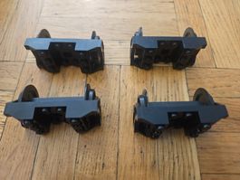 lego Black Train Wheel RC, 2878c02