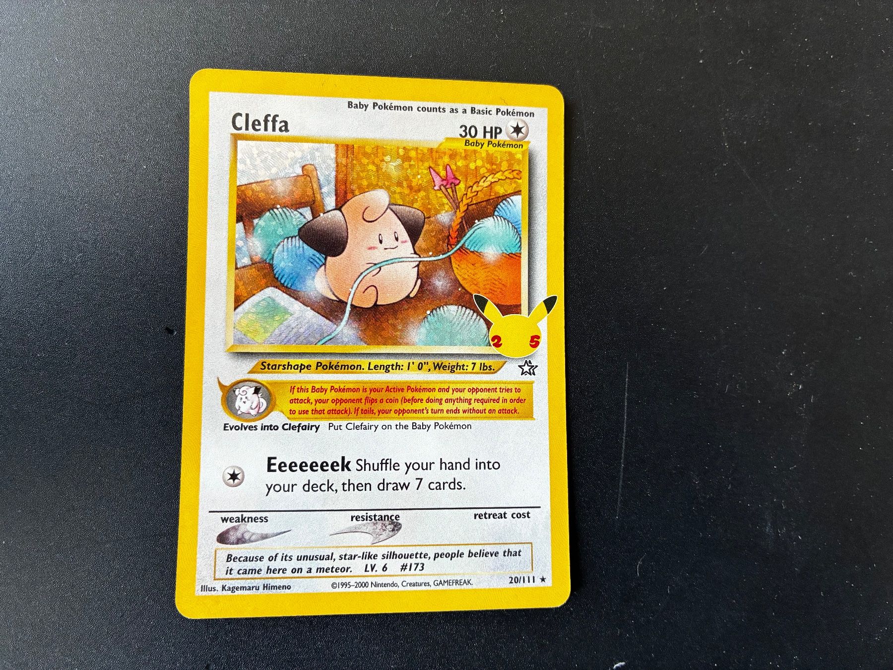 Pokémon Carte collezionabili: Cleffa 20/111 Holo - Celebrations - en – Nuovo (secondo la descrizione) da Hütten venduto da yve_tf69