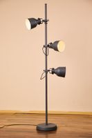 Stehlampe mit drei Spots, Schwarz, Top Zustand!