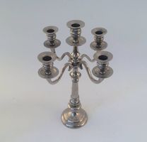 Grosser 5-armiger Kerzenständer silber