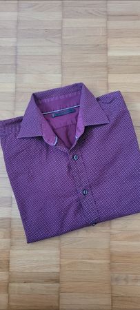 Herren Hemd Gr. L Weinrot Gr L