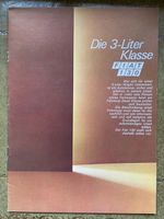 FIAT 130 3-Liter Lancierungs-Prospekt deutsch brochure