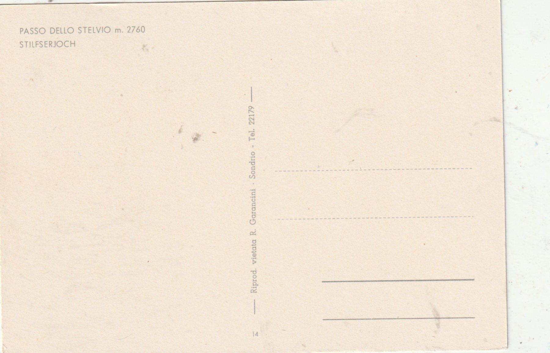 Cartoline postali: Stelvio Pass Sommer – Usato da Lumbrein venduto da made02 1