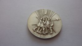 Silbermedaille : Franco Annoni , Schlacht bei Näfels 1388