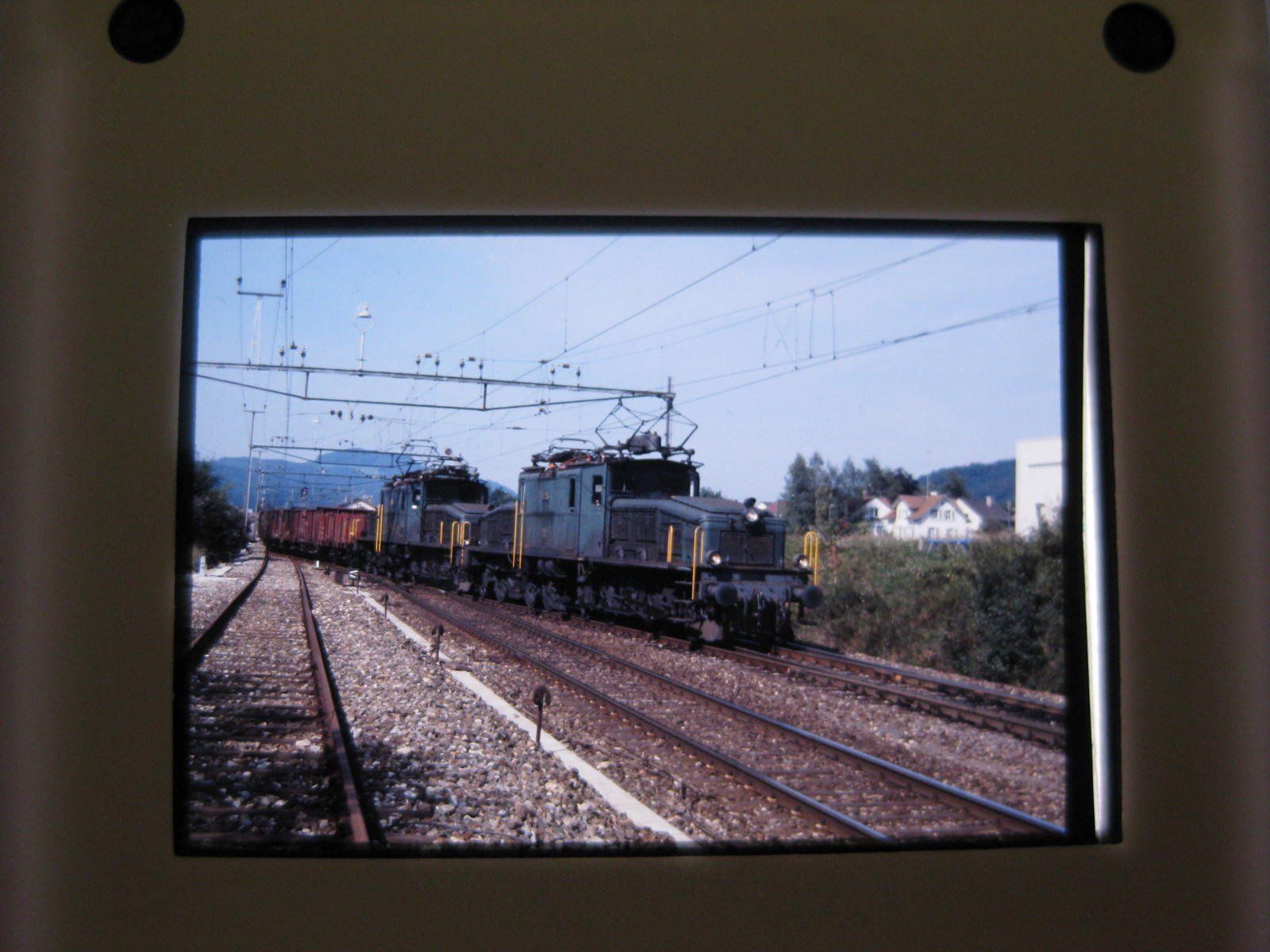 Poster & Bilder: Dia: Ostschweiz mit SBB Krokodilen, ca 1978, Schweizerische – Neu (gemäss Beschreibung) aus Malters von Marosko