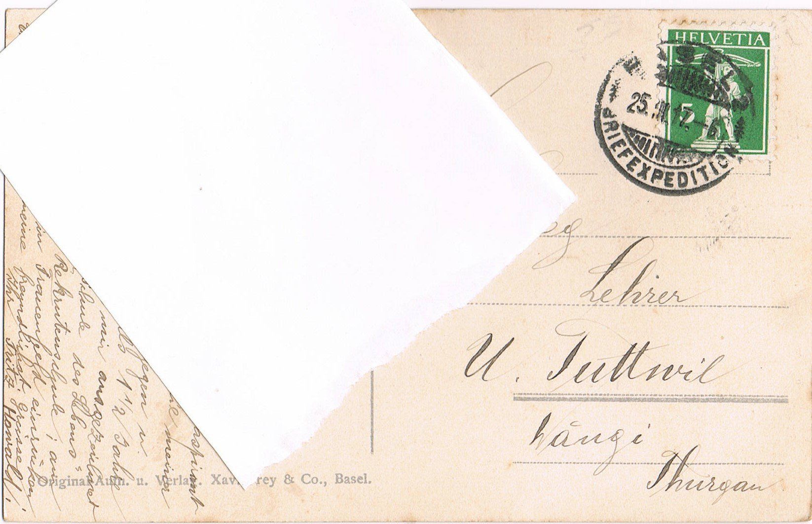 Cartes postales: Basel, Missionsstrasse mit Spalentor – D'occasion à Buchs AG par Baerfisch 1