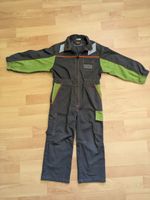 Arbeitskleidung Overall Grösse 104 schwarz/grün Reflektoren