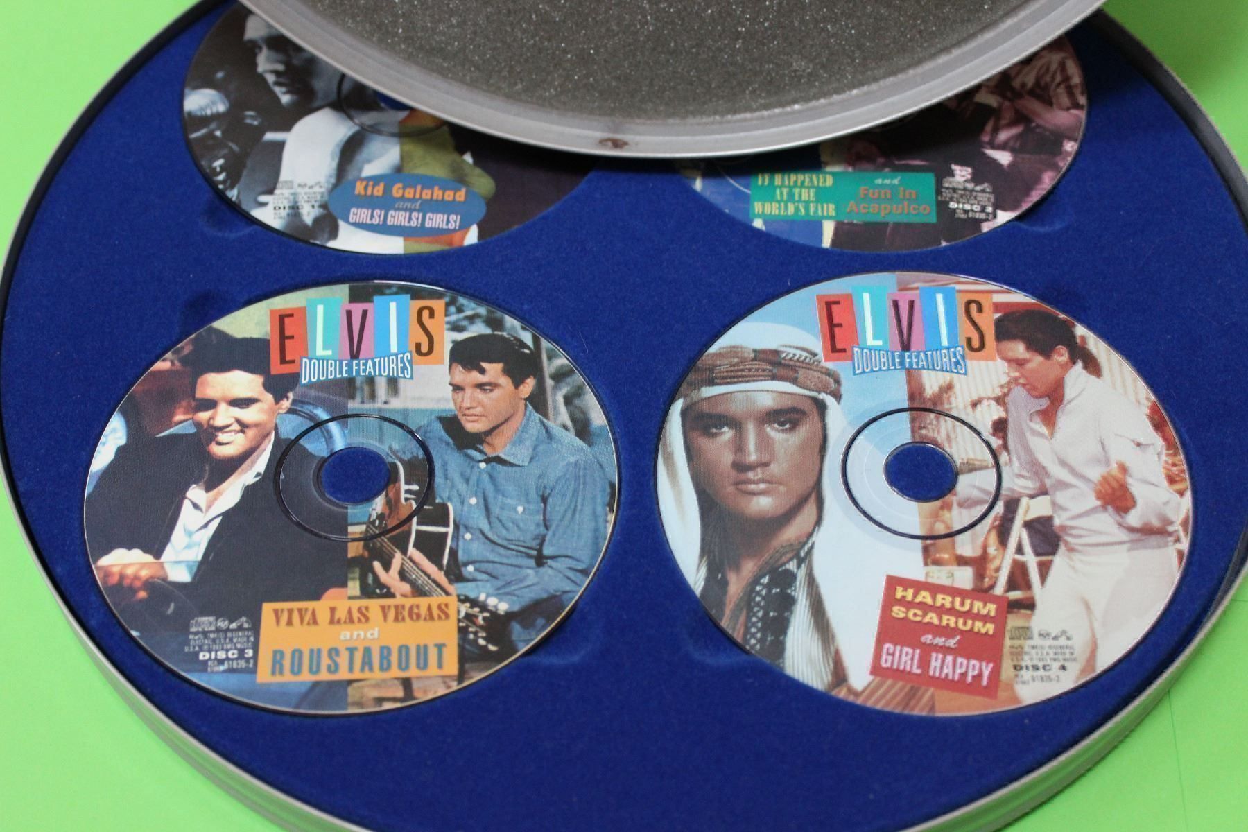 CDs: ELVIS PRESLEY - DOUBLE FEATURES 4CDs IN BLECHBOX 1993 – Gebraucht aus Tübach von JamesStone 3