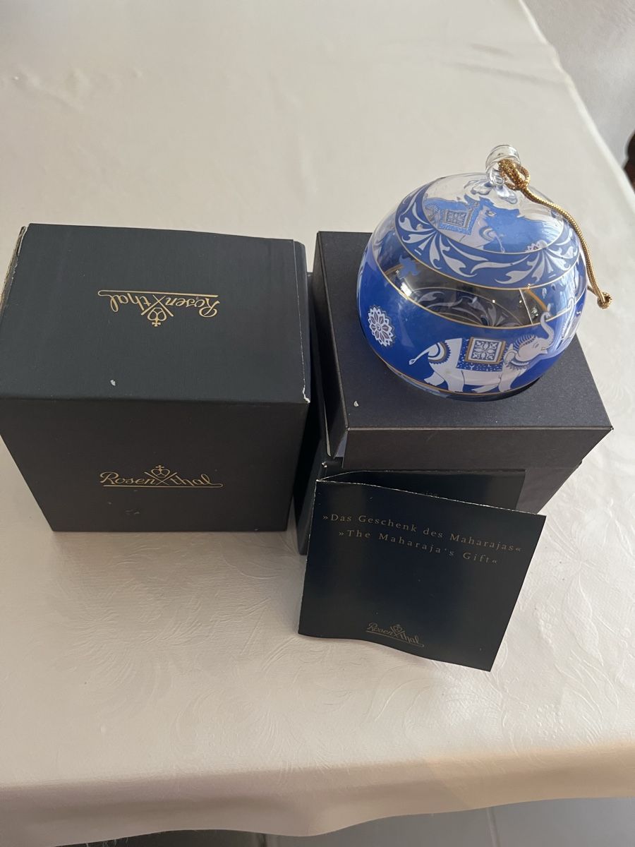 Rosenthal Tutte le decorazioni: Rosenthal Weihnachtskugel, Das Geschenk des Maharajas – Nuovo (secondo la descrizione) da Otelfingen venduto da loljorofljo 1