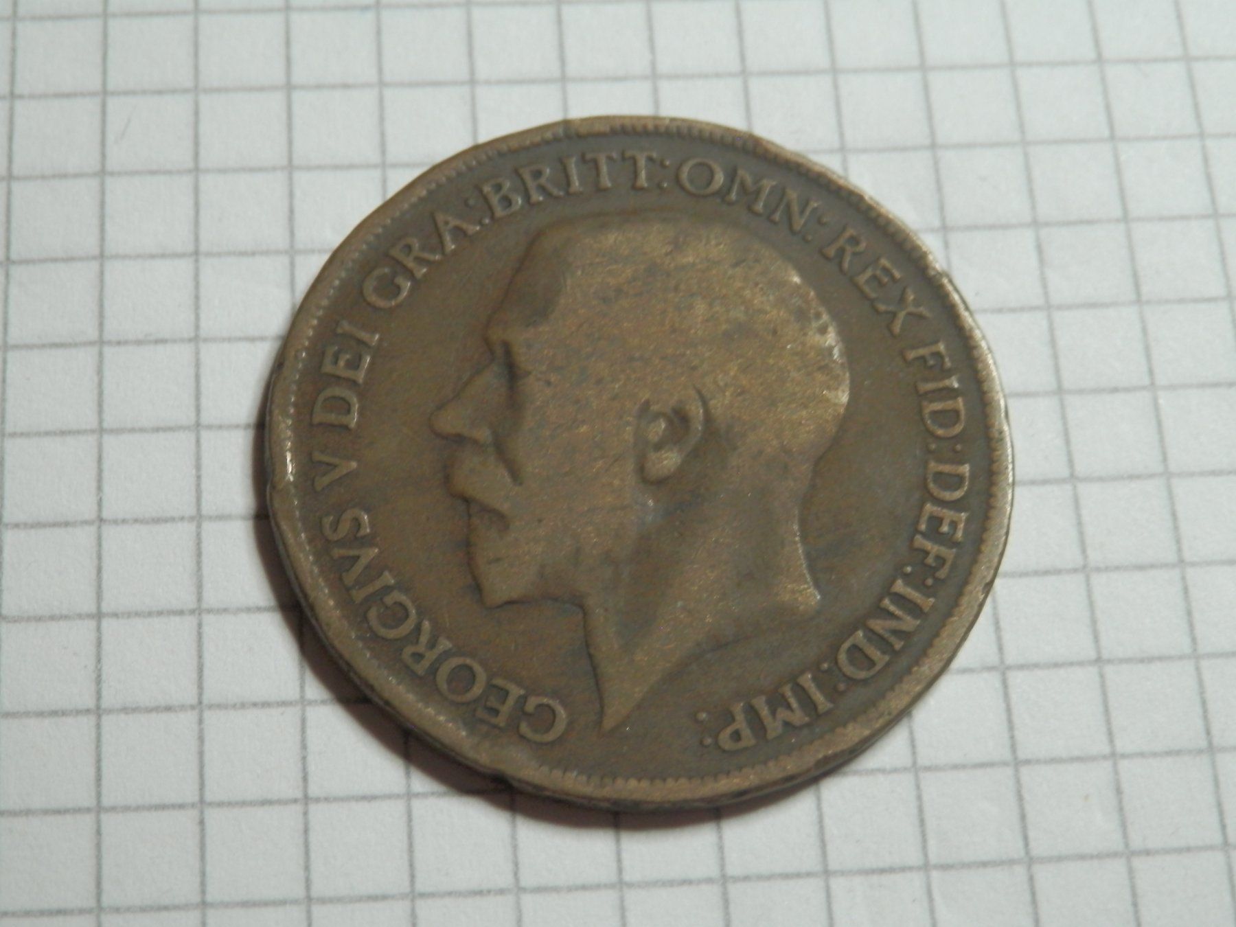 Tutti le monete: Großbritannien ½ Penny, 1917 – Usato da Weiach venduto da weiach81 1