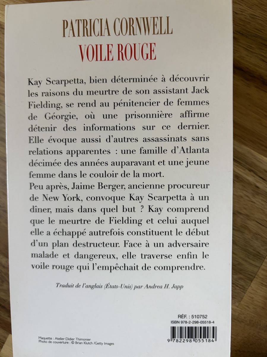 Livres: 5 Romans de Patricia Cornwell   – D'occasion à Crissier par Nouchki76 1