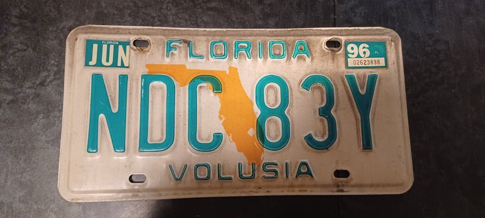 Plaque americaine floride d'occasion - Collection