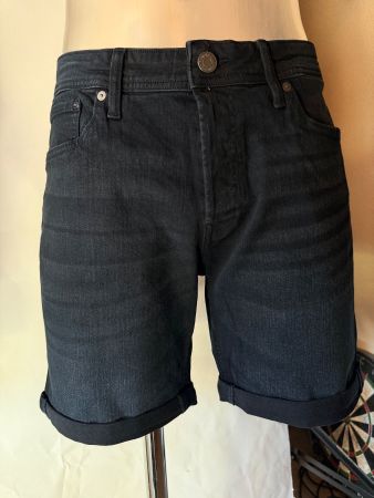 JACK & JONES, Jeans Shorts, Grösse L, Farbe Schwarz